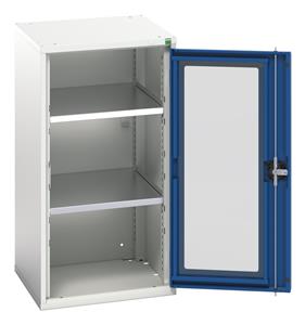 Verso 525W x 550D x 1000H Window Cupboard 2 Shelves Verso Glazed Clear View Storage Cupboards for Tools with Shelves 21/16926076.11 Verso 525W x 550D x 1000H Win Cupd 2S.jpg